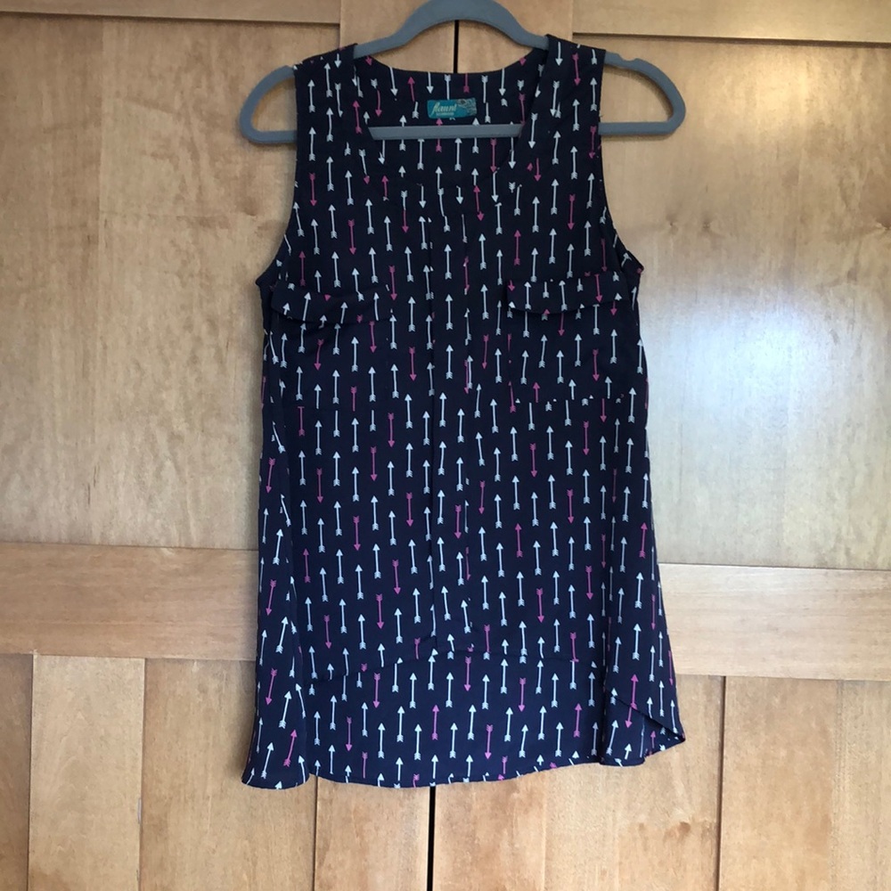Arrow print tank top